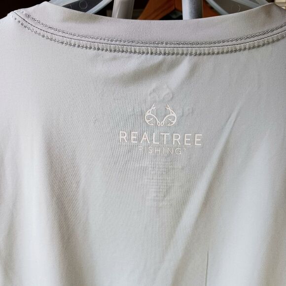 REALTREE Performance Fishing Tee Shirt Short Sleeve UV Protection Mens Size 3XL - Picture 5 of 9